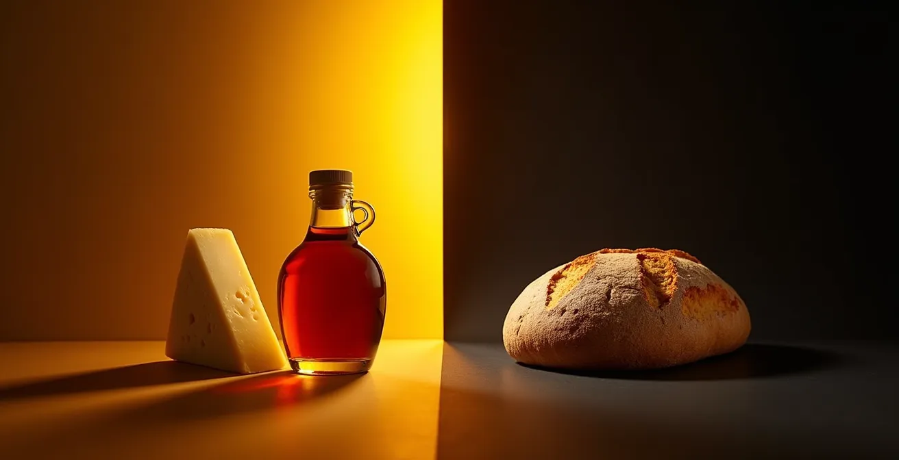 Comparaison visuelle entre vrai et faux local au Québec